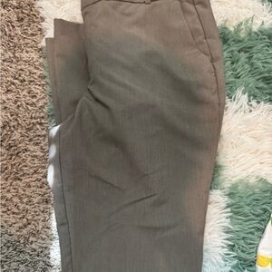 Nine West Men's Elegant Gray/Brown Dress Pants, Barely Bootcut Highwaist Size 10